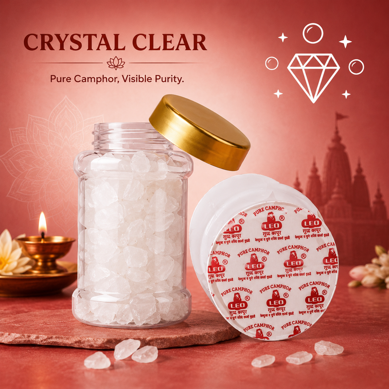 LEO Bhimseni Camphor Jar Pack