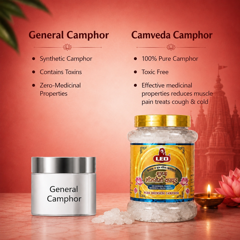 LEO Bhimseni Camphor Jar Pack