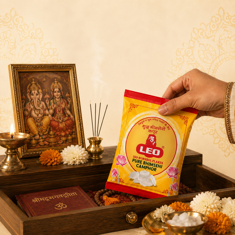 LEO Bhimseni Camphor Pouch Pack