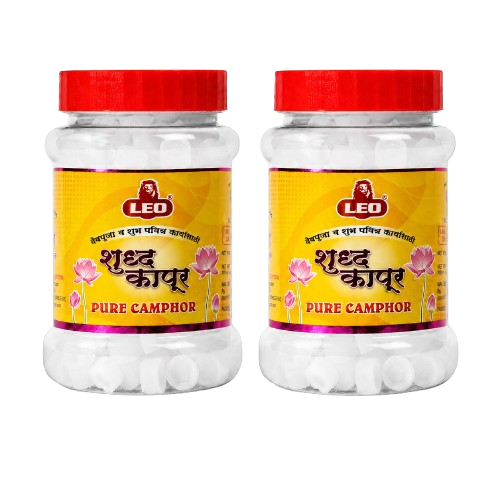 LEO Pure Camphor Tablets Jar Pack