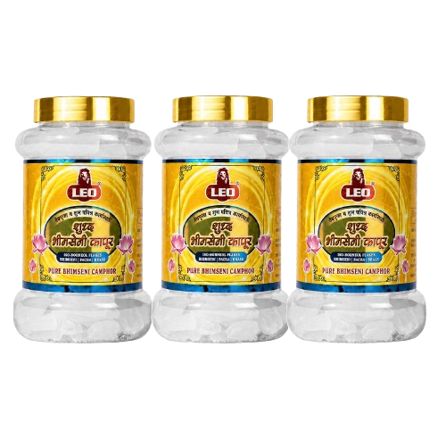 LEO Bhimseni Camphor Jar Pack