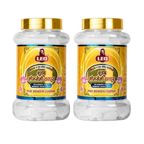 LEO Bhimseni Camphor Jar Pack