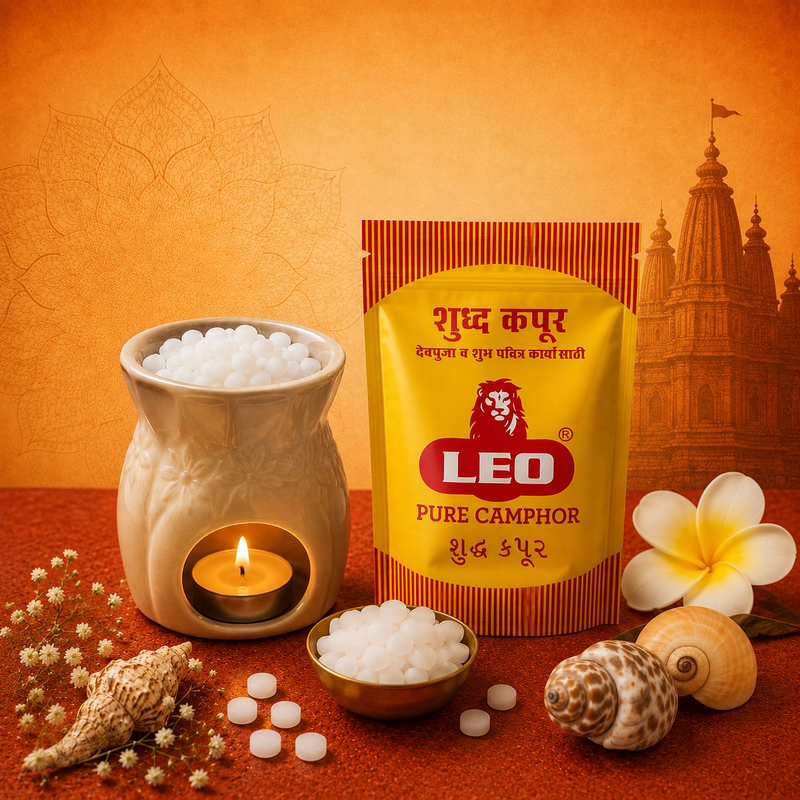 LEO Pure Camphor Tablets Pouch Pack