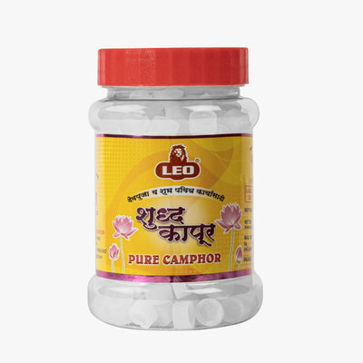 LEO Pure Camphor Tablets Jar Pack